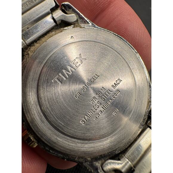 Timex South Street Indiglo Watch Men 36mm Champagne Dial Two Tone Day Date main image 6